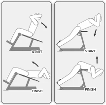 НВВ-023Z Скамья для пресса и гиперэкстензия