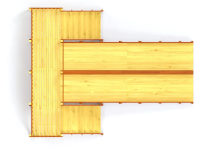 Зимняя горка Савушка Зима 4/1 (Махагон/Сосна) Зимняя горка Савушка Зима 4/1 (Махагон/Сосна)