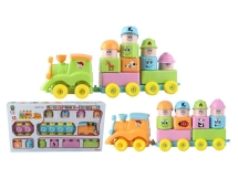 Конструктор-паровозик из 33 деталей Pilsan My First Train (03-228)