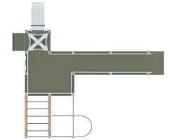 Горка Забота Космопорт (серый) ДОВ 20.14.02-02 Н 750, фото 3