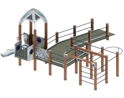 Горка Забота Космопорт (серый) ДОВ 20.14.02-02 Н 750, фото 2