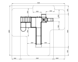Горка Забота Космопорт (серый) ДОВ 20.14.02-02 Н 750, фото 4