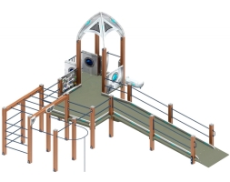 Горка Забота Космопорт (серый) ДОВ 20.14.02-02 Н 750, фото 1