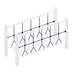 ​Комплект ограждений (две половинки) подвесного моста для детских игровых комплексов., фото 4