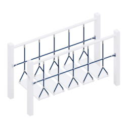 ​Комплект ограждений (две половинки) подвесного моста для детских игровых комплексов., фото 1