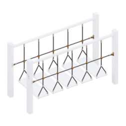 ​Комплект ограждений (две половинки) подвесного моста для детских игровых комплексов., фото 2