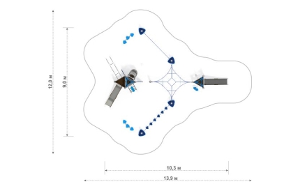 FUN-terra Детский игровой комплекс ЛК-02 , фото 6