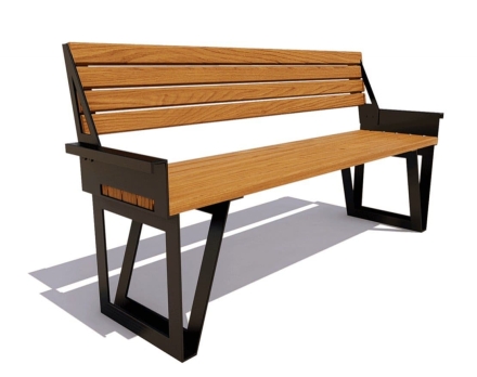 Парковая скамейка Ижевск, Сосна 0,6 м, фото 2