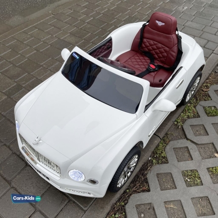 Детский электромобиль Bentley Mulsanne JE1006 белый, фото 8