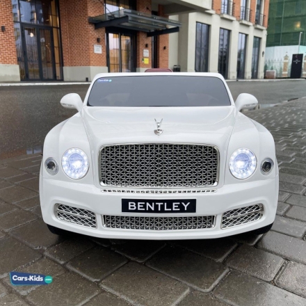 Детский электромобиль Bentley Mulsanne JE1006 белый, фото 4