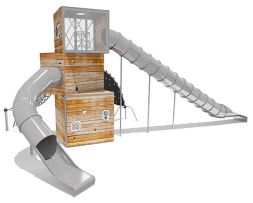 Игровой комплекс Эко Кубус VST 4503 для детской площадки, фото 2 Игровой комплекс Эко Кубус VST 4503 для детской площадки, фото 2