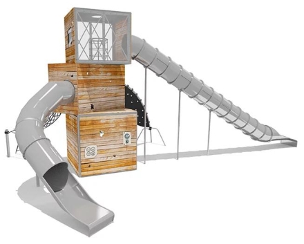 Игровой комплекс Эко Кубус VST 4503 для детской площадки, фото 2