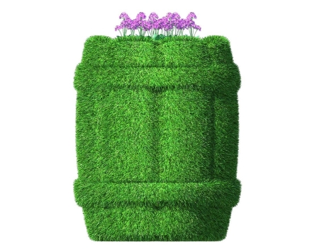 Топиари Бочка, h=60см - газон Eco, фото 2