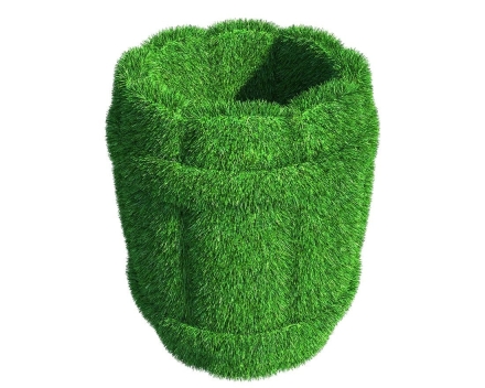 Топиари Бочка, h=60см - газон Eco, фото 3