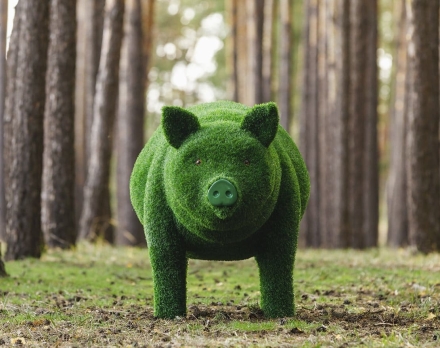 Топиари свинка Мама - газон Eco, фото 2