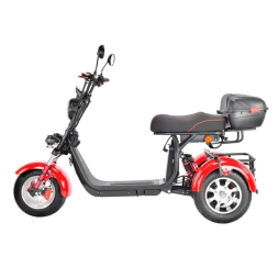 Электроскутер Citycoco WS-PRO+ trike 3000w 21ah (красный), фото 7