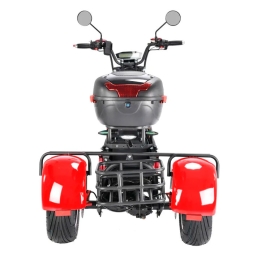 Электроскутер Citycoco WS-PRO+ trike 3000w 21ah (красный), фото 6