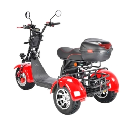 Электроскутер Citycoco WS-PRO+ trike 3000w 21ah (красный), фото 4