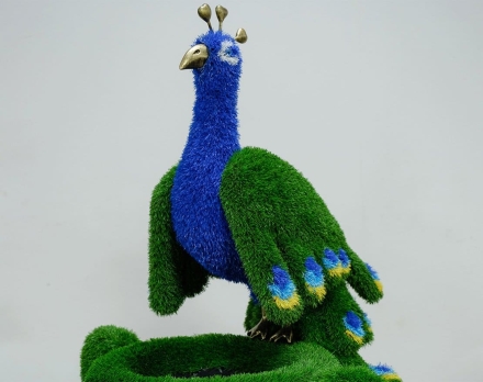 Топиари композиция Павлин на вазоне греческом - газон Eco, фото 5