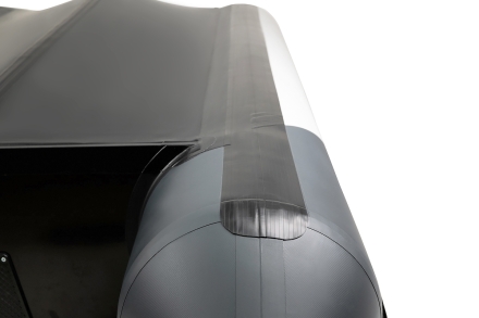 Броня-320 СК слань+киль белый-серый (Лодка ПВХ под мотор с усилением), фото 3