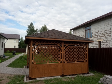 Квадратная беседка Пион, фото 4