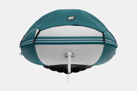 GLADIATOR E 380 PRO AIR Морской зеленый-белый моторная лодка ПВХ НДНД, фото 5