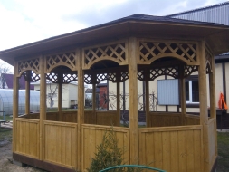 Овальная беседка ЗАКРЫТАЯ ЛИРА, фото 2