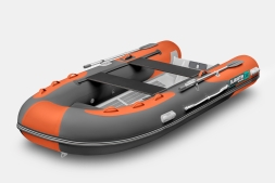 Gladiator RIB 380 AL Оранжево-темносерый моторная лодка ПВХ Жесткое дно (морской алюминий), киль, фото 1 Gladiator RIB 380 AL Оранжево-темносерый моторная лодка ПВХ Жесткое дно (морской алюминий), киль, фото 1