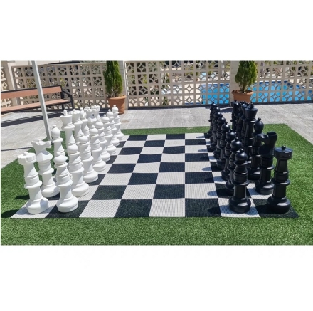 Гигантские шахматы 90 см с пластиковой доской, Chess, фото 1