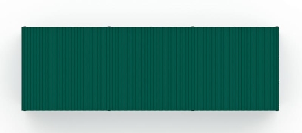 Навес контейнерной площадки для мусора (3 секции) МФ 55.02.02.3-01, фото 5