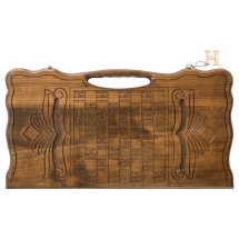 Нарды резные "Орел" с ручкой, Haleyan Нарды резные "Орел" с ручкой, Haleyan