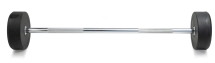 Штанга неразборная обрезиненная 15 кг Прямой гриф Штанга неразборная обрезиненная 15 кг Прямой гриф