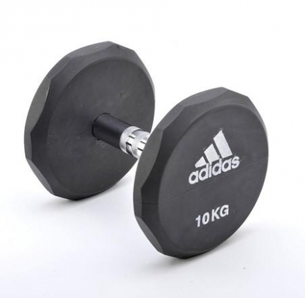 Гантель обрезиненная Adidas 10 кг Арт.ADWT-10322, фото 1