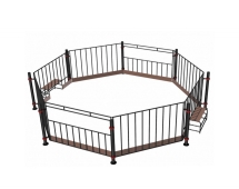 Ограждение для панна футбола восьмиугольное 180х620х700