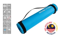 Мат для аэробики 6 мм голубой Мат для аэробики 6 мм голубой