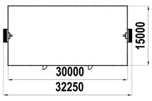 Универсальная спортивная площадка TORUDA W-1500