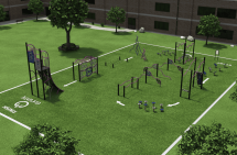 Полоса препятствий на выживание Кросс Высота Полоса препятствий на выживание Кросс Высота