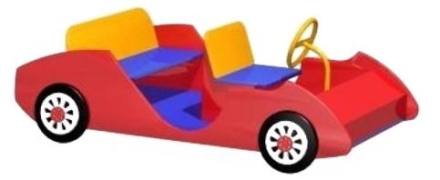 Качалка на пружине Кабриолет CКИ 111 для детской площадки, фото 1