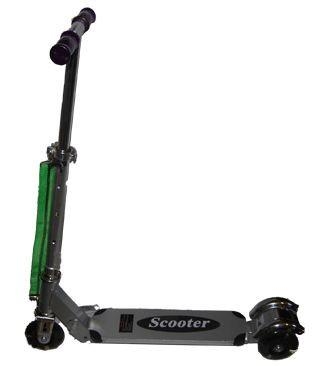 Самокат алюминиевый 3-х колесный, светящиеся колёса. арт. 13010, фото 1