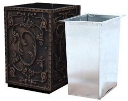 Урна чугунная квадратная Оплот 4, фото 2 Урна чугунная квадратная Оплот 4, фото 2