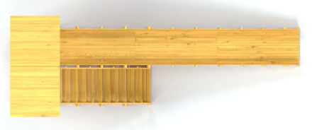 Зимняя горка Савушка Зима Wood-8/1 Без окрашивания, фото 5