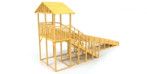 Зимняя горка Савушка Зима Wood-8/1 Без окрашивания Зимняя горка Савушка Зима Wood-8/1 Без окрашивания