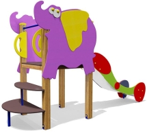 Горка Слоненок 08311 H=1000 для детской площадки Горка Слоненок 08311 H=1000 для детской площадки