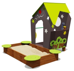 Песочный дворик Домик звездочета 05204 для детской площадки, фото 1