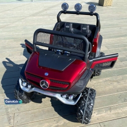 Электромобиль Mercedes-Benz Unimog Concept Mini 4WD красный, фото 4