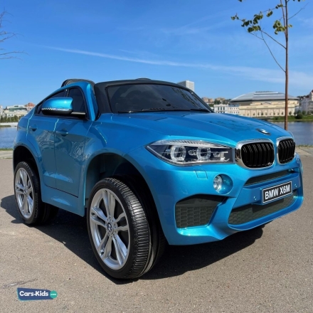 Электромобиль BMW X6M Mini JJ2199 синий, фото 1