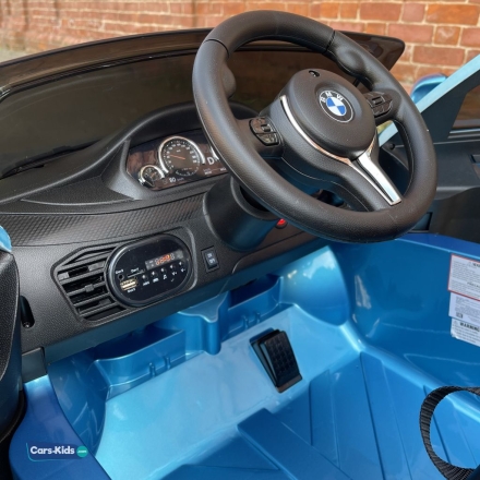 Электромобиль BMW X6M Mini JJ2199 синий, фото 10