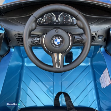Электромобиль BMW X6M Mini JJ2199 синий, фото 8