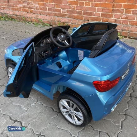 Электромобиль BMW X6M Mini JJ2199 синий, фото 5