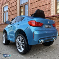 Электромобиль BMW X6M Mini JJ2199 синий, фото 4